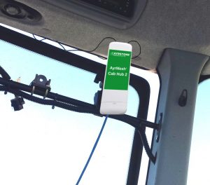 Cab Hub mounted in cab