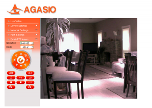 View through Agasio Camera