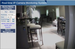 View through the cheap camera